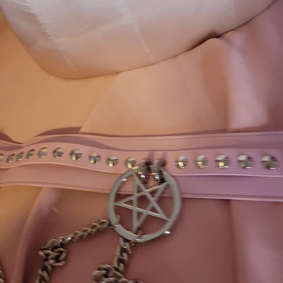 Killstar Pink Chain Belt Size Women's L-XXL Goth Y2K Kawaii Gyaru Gal Style Emo - Picture 11 of 13
